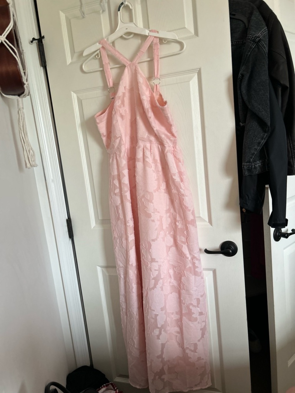 Amazon Pink Floral Maxi Dress